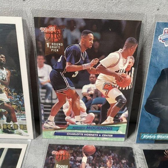 HUGE LOT Alonzo Mourning Rookie Cards 1992-93 Upper Deck RC‎ Charlotte Hornets - Picture 3 of 10